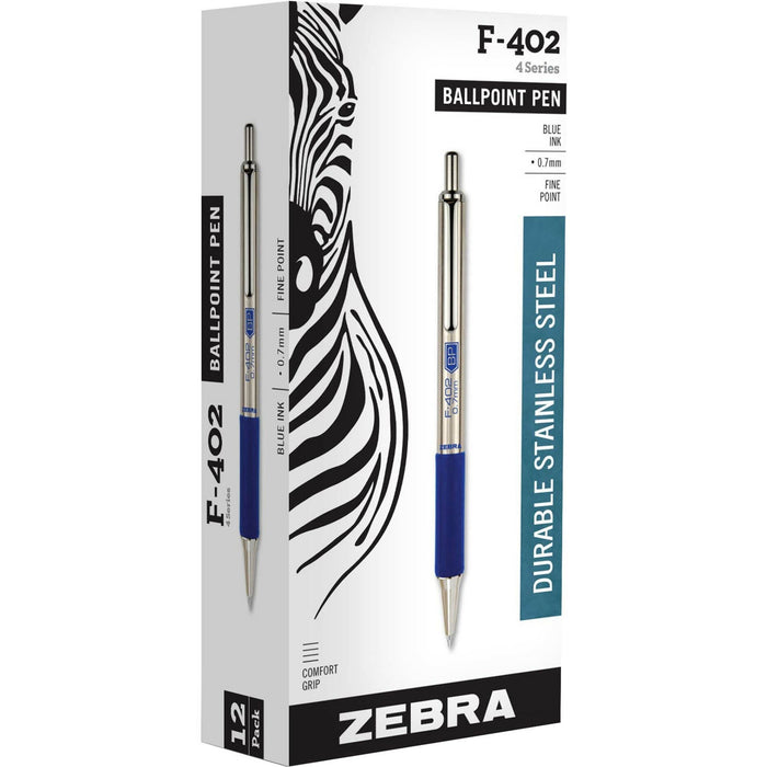 Zebra Pen F-402 Retractable Ballpoint Pen - ZEB29220
