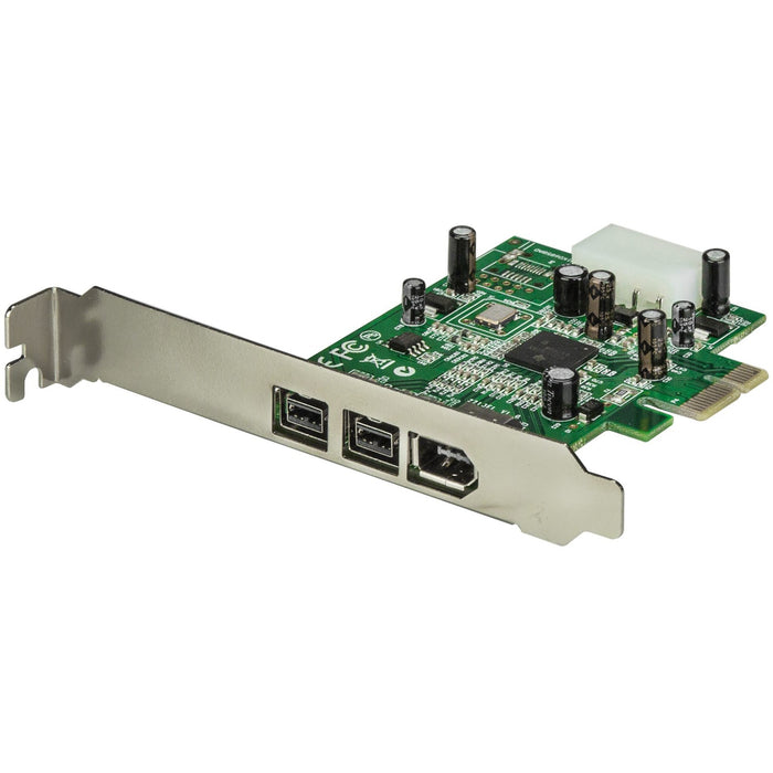 StarTech.com 3 Port 2b 1a 1394 PCI Express FireWire Card - STCPEX1394B3