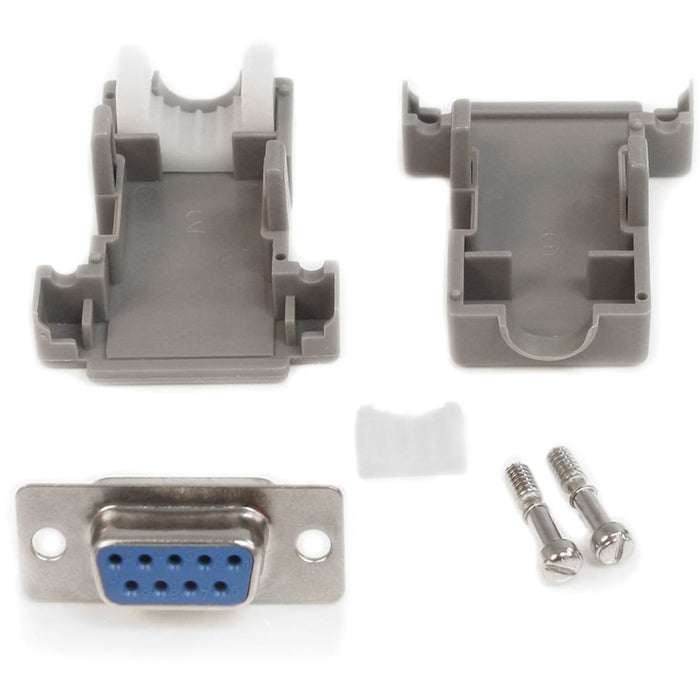 StarTech.com StarTech.com Solder D-SUB - Assembled - Plastic Backshell Serial / parallel connector - DB-9 (F) - STCC9PSF