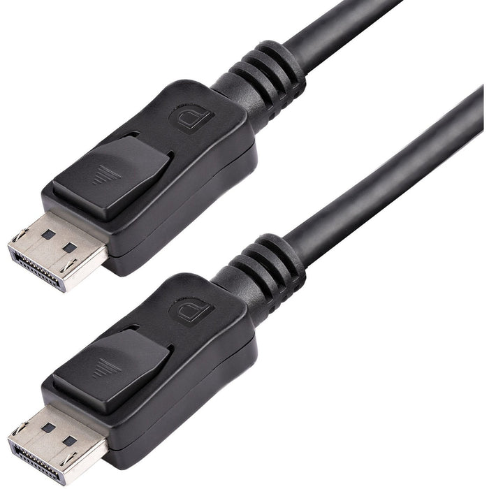 StarTech.com 10 ft Certified DisplayPort 1.2 Cable with Latches M/M - DisplayPort 4k - STCDISPLPORT10L