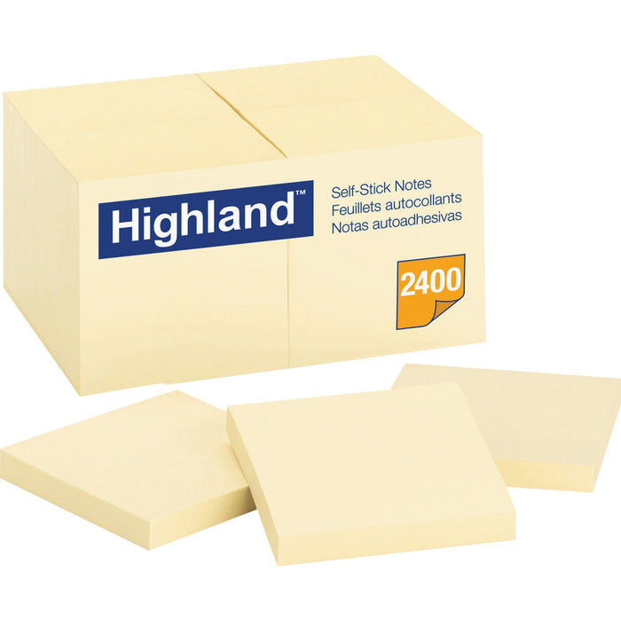 Highland Self-Sticking Notepads - MMM654924PK