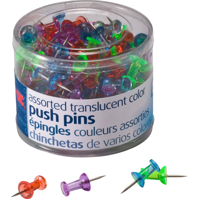 Officemate Translucent Pushpins - OIC35710
