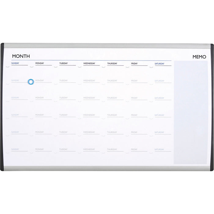 Quartet Arc Cubicle Whiteboard Calendar - QRTARCCP3018