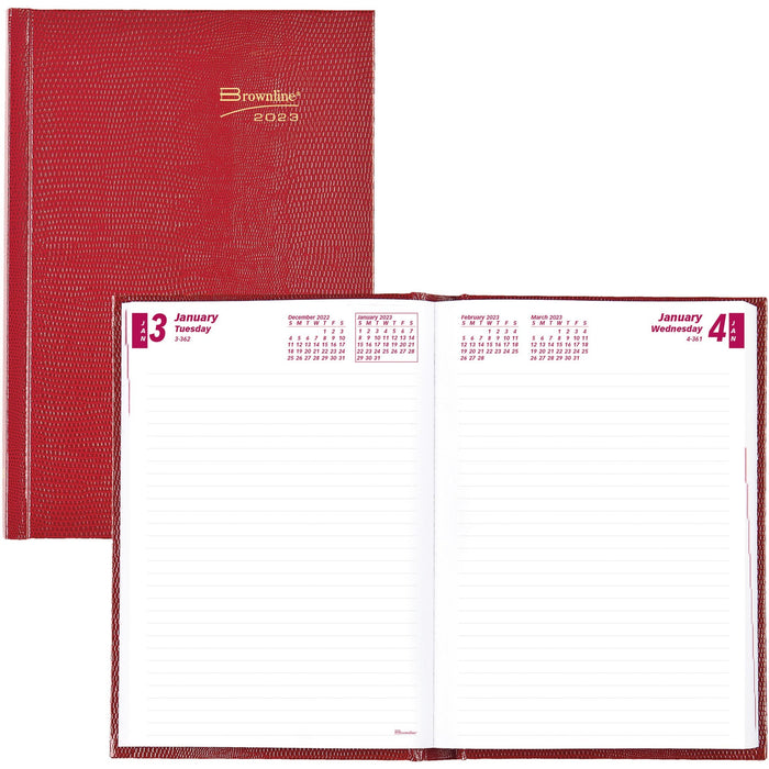 Brownline Daily Planner - REDCB389RED