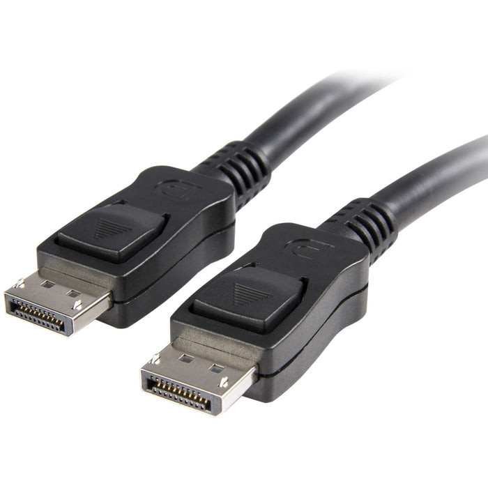 StarTech.com 6ft (2m) DisplayPort 1.2 Cable, 4K x 2K UHD VESA Certified DisplayPort Cable, DP Cable/Cord for Monitor, w/ Latches - STCDISPLPORT6L