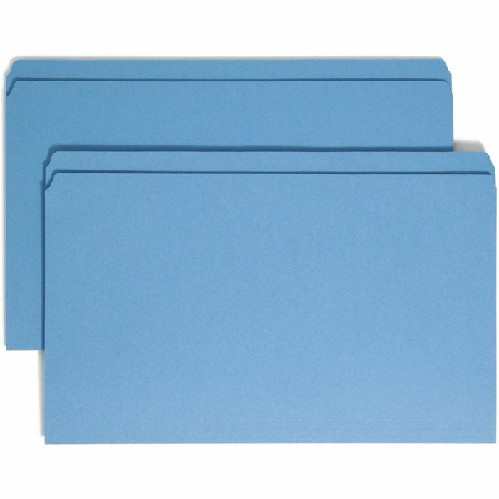 Smead Colored Straight Tab Cut Legal Recycled Top Tab File Folder - SMD17010 Smead Manufacturing Company