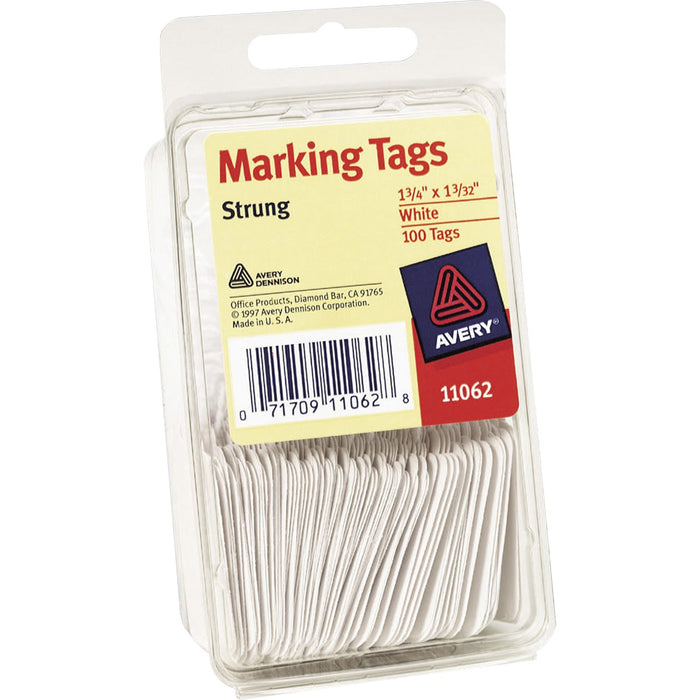 Avery&reg; Strung White Marking Tags - AVE11062