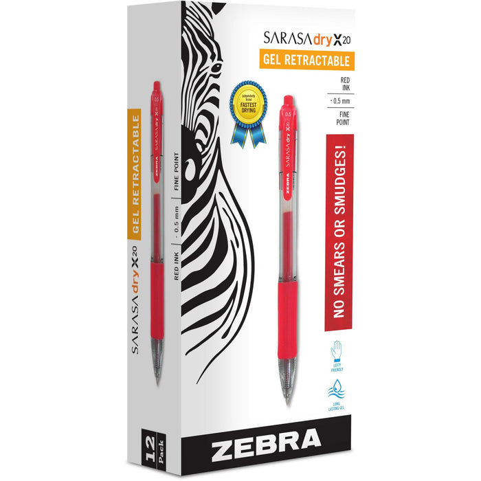 Zebra SARASA dry X20 Retractable Gel Pen - ZEB46730