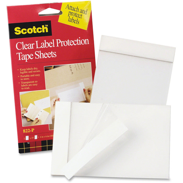 Scotch Label Protection Tape Sheets - MMM822P
