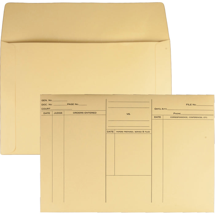 Quality Park Attorney's File Style Fold Flap Envelope - QUA89701