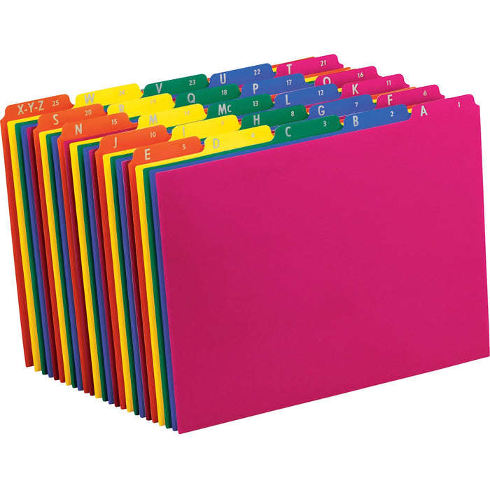 Pendaflex Top Tab Assorted A-Z File Guides - PFX40142