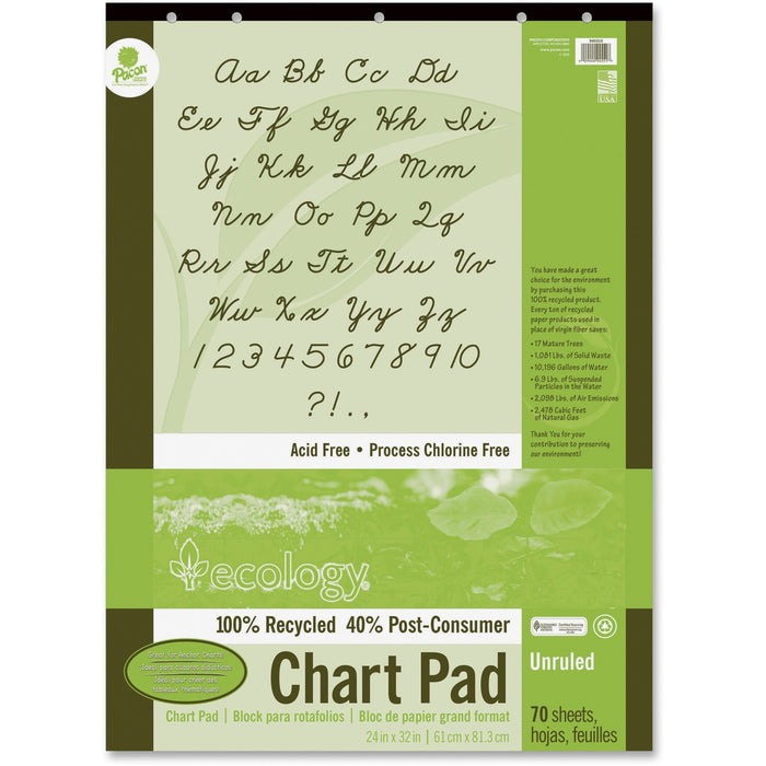 Decorol Recycled Chart Pad - PAC945510