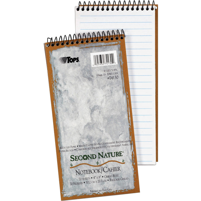 TOPS Second Nature 100% Recycled Steno Book - TOP74130