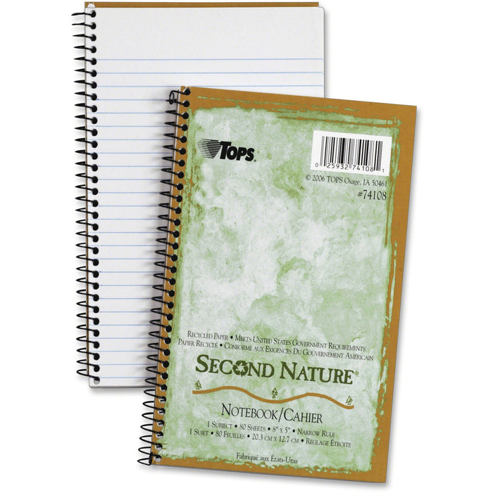 Tops Second Nature 1-Subject Notebook - TOP74108
