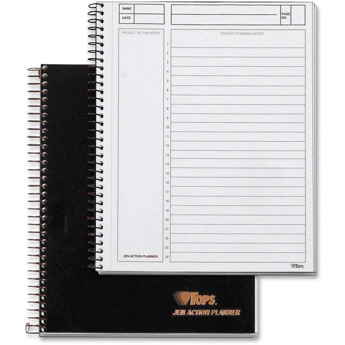 Tops 63827 Journal Entry Notetaking Planner Pad - TOP63827