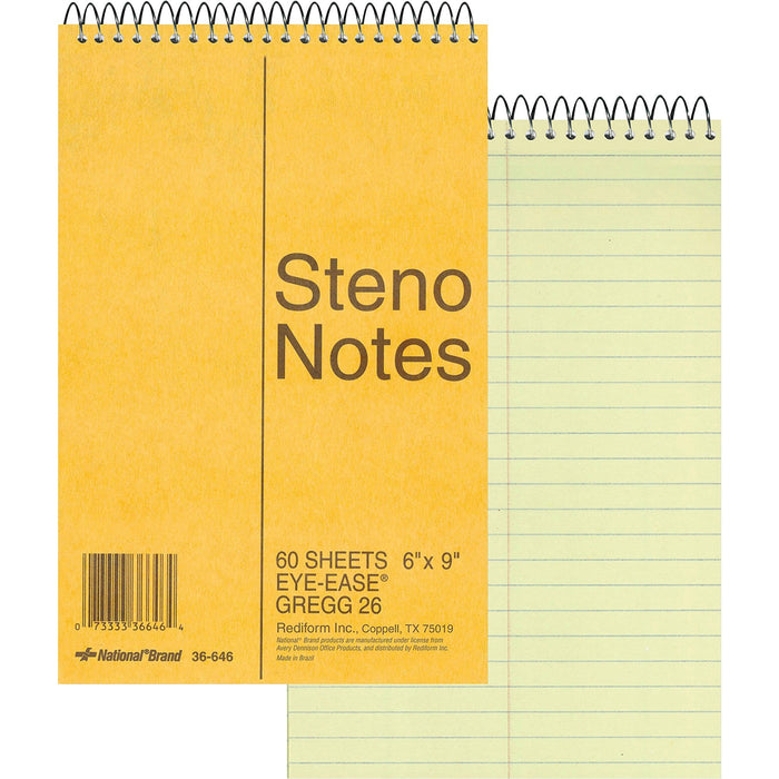 Rediform Wirebound Steno Notebook - RED36646