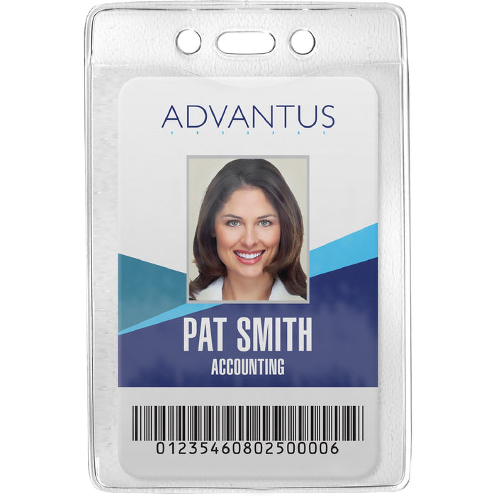 Advantus Vertical Security Badge Holder - AVT75419