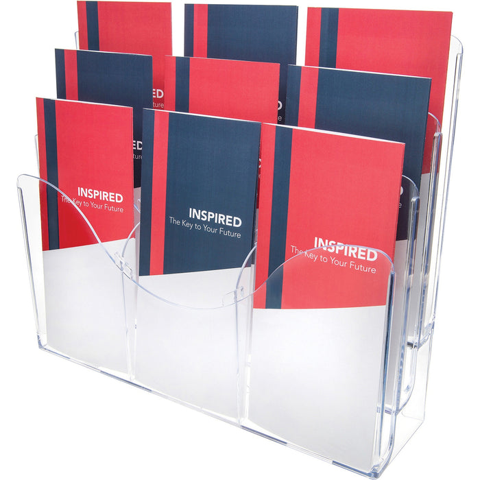 Deflect-o Three Tier Document Organizer with Dividers - DEF47631