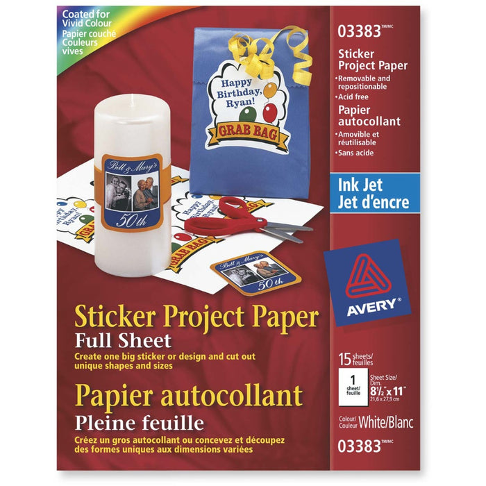 Avery&reg; Sticker Project Paper - AVE03383