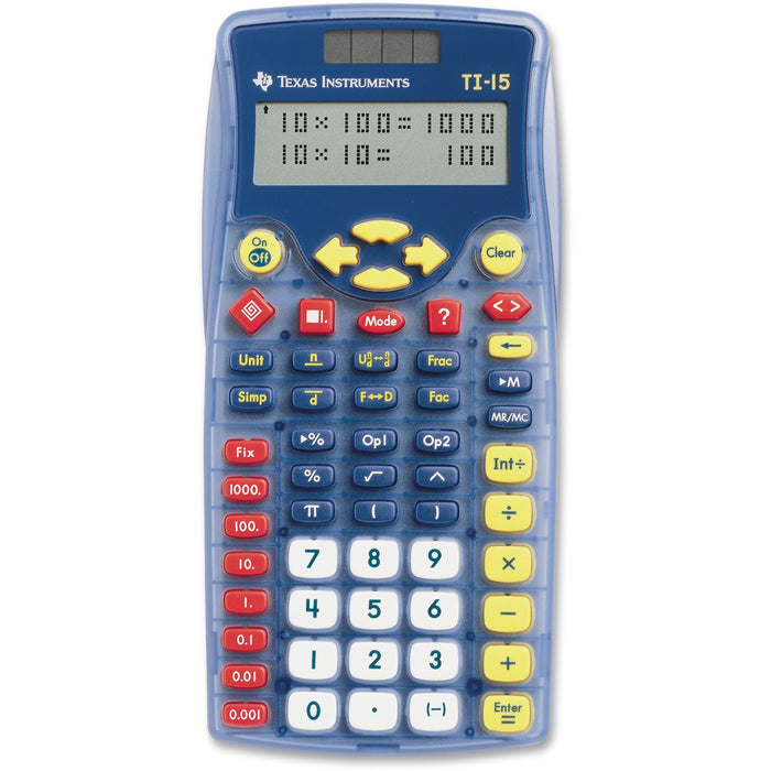 Texas Instruments TI-15 Explorer Elementary Calculator - TEXTI15