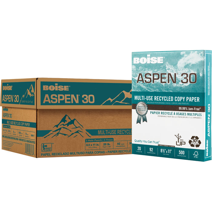 Aspen 30 Multi-Use 3HP Copy Paper - White - CAS054901P