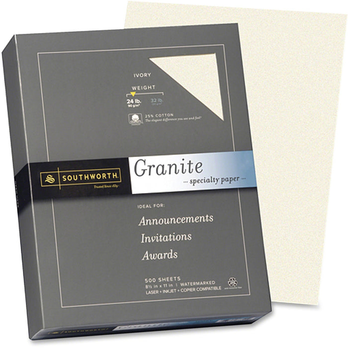 Southworth Granite Specialty Paper - Ivory - SOU934C
