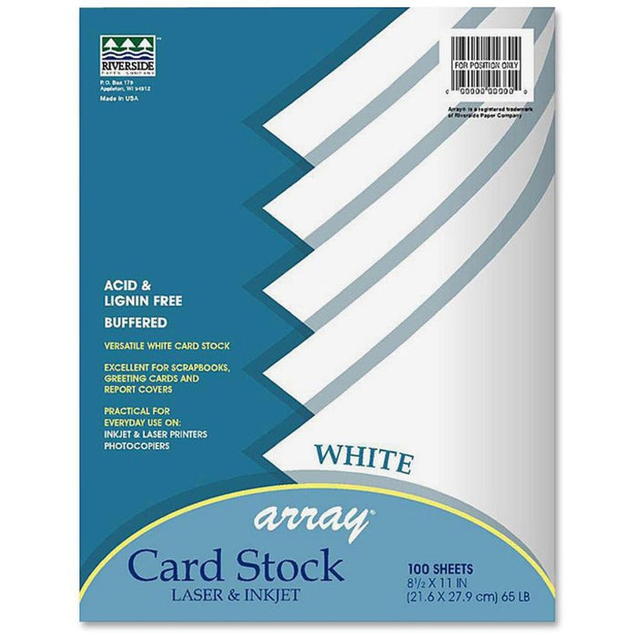 Pacon Cardstock Sheets - White - PAC101188