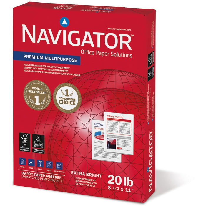 Navigator Premium Multipurpose Trusted Performance Paper - Extra Opacity - White - SNANMP1120