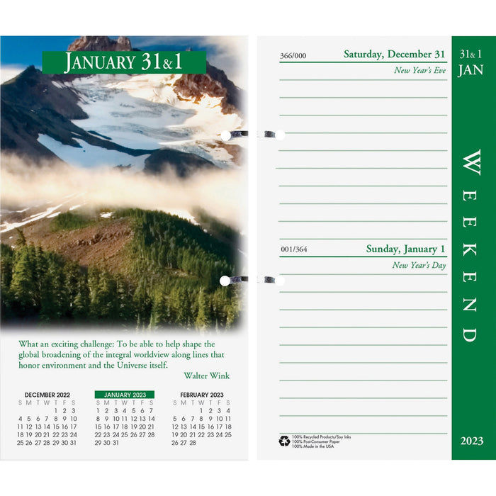 House of Doolittle Earthscapes 17-Base Desk Calendar Refill - HOD417