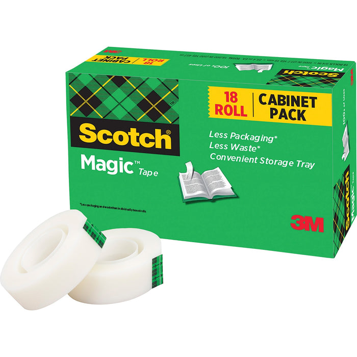 Scotch 3/4"W Magic Tape - MMM810K18CP