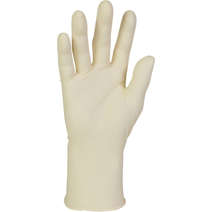 Wypall PFE Latex Exam Gloves - 9.5" - KCC57220