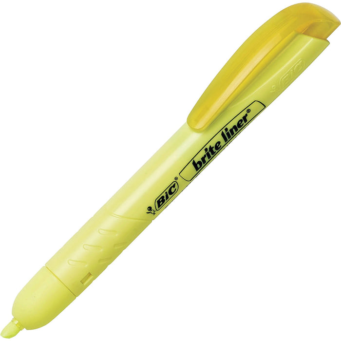 BIC Brite Liner Retractable Highlighters - BICBLR11YW
