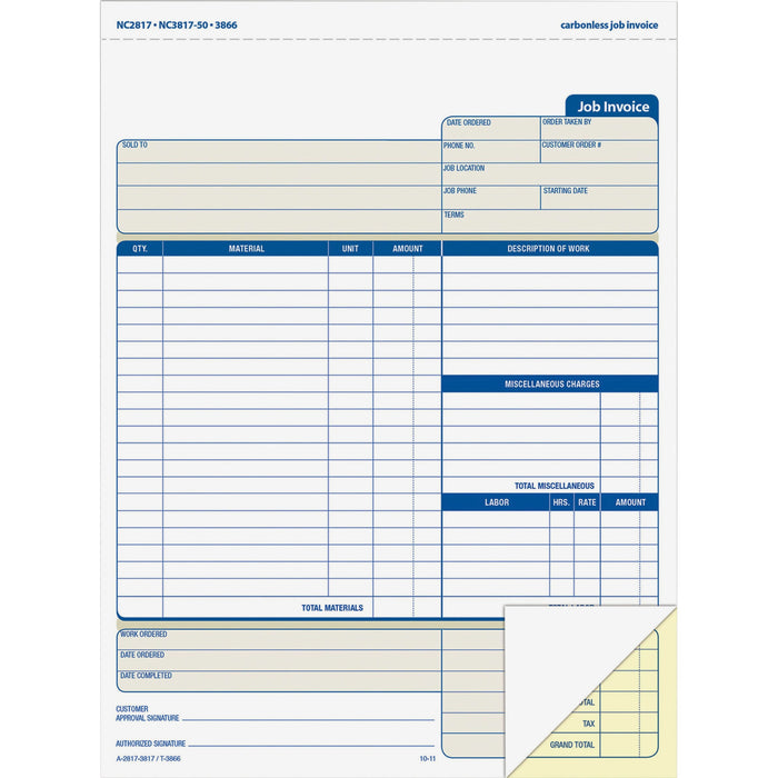 Adams Contractor Forms - ABFNC2817