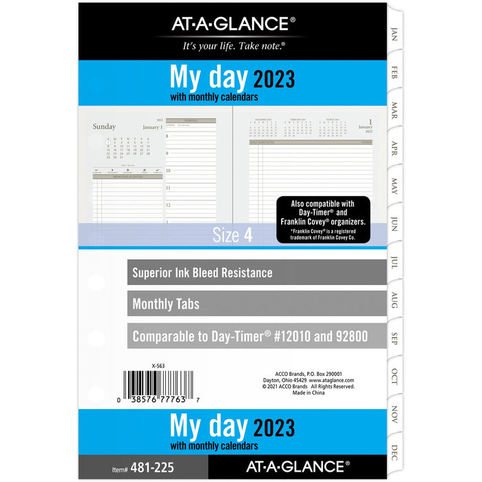 Day Runner Daily Planner Refill - AAG481225