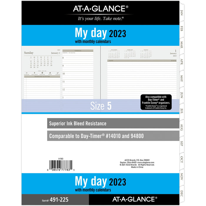 Day Runner Daily Planner Refill - AAG491225