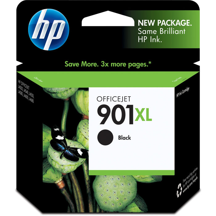 HP 901XL (CC654AN) Original Inkjet Ink Cartridge - Black - 1 Each - HEWCC654AN