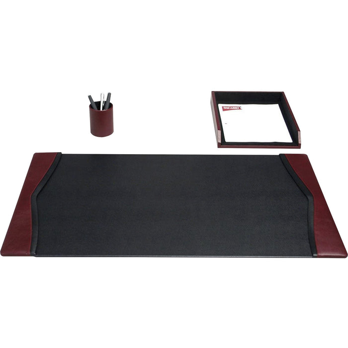 Dacasso Two-Tone Leather 3-Piece Desk Pad Kit - DACD7037