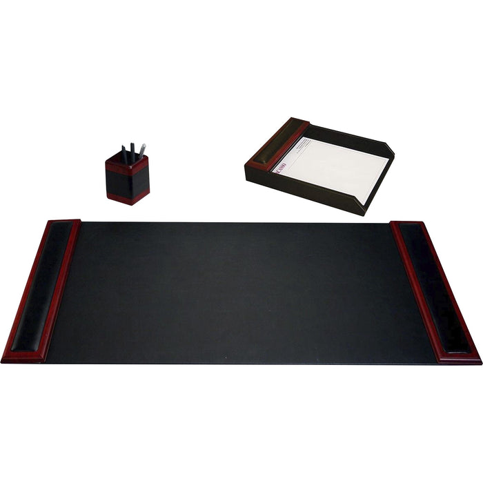 Dacasso Rosewood & Leather Desk Set - DACD8037