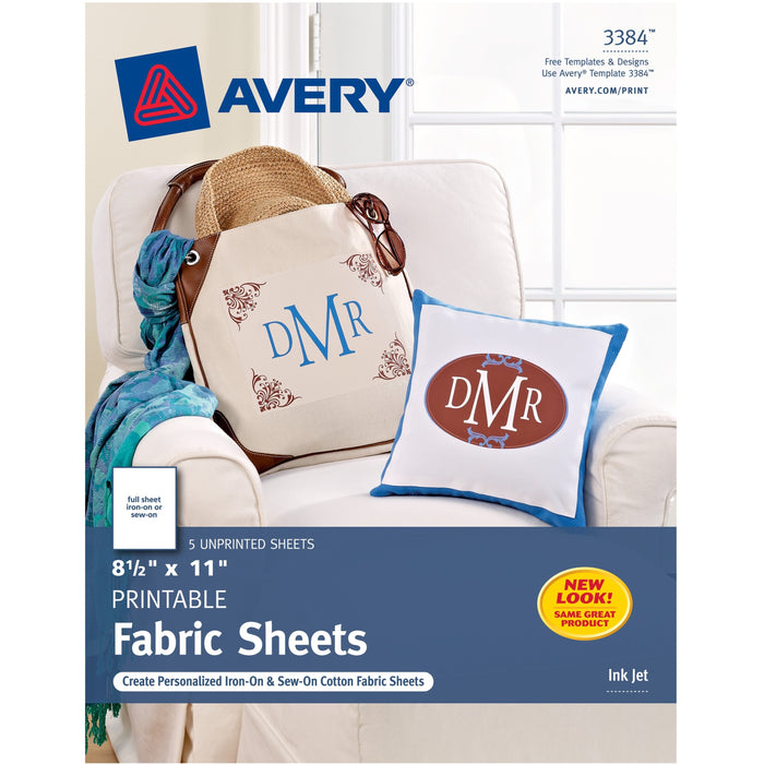 Avery&reg; Printable Fabric Sheets - AVE03384