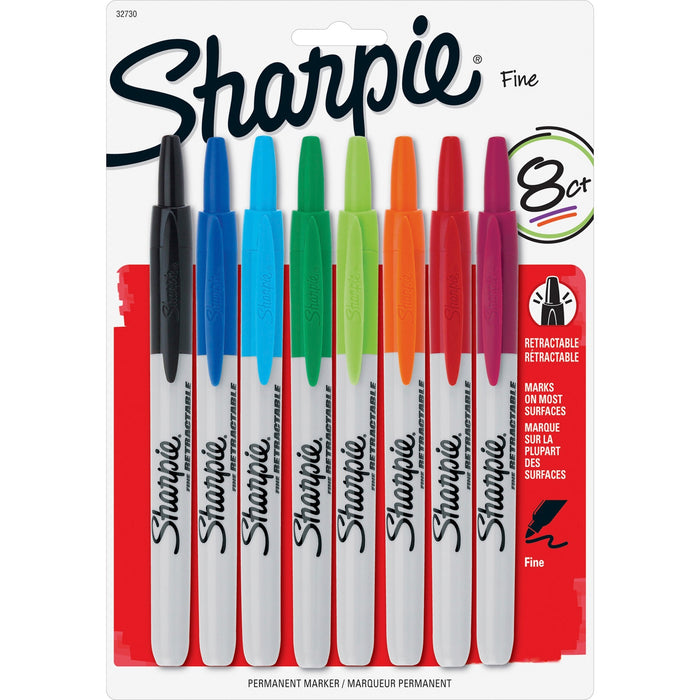 Sharpie Retractable Permanent Markers - SAN32730PP