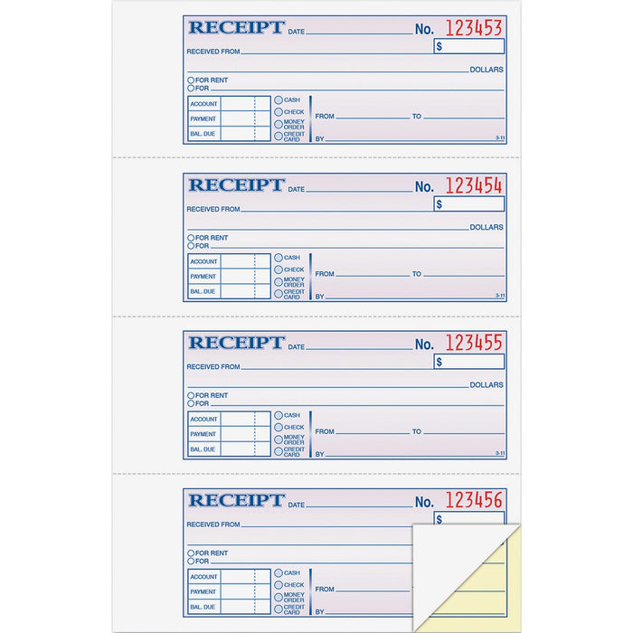 Adams Money/Rent Receipt Book - ABFDC1182