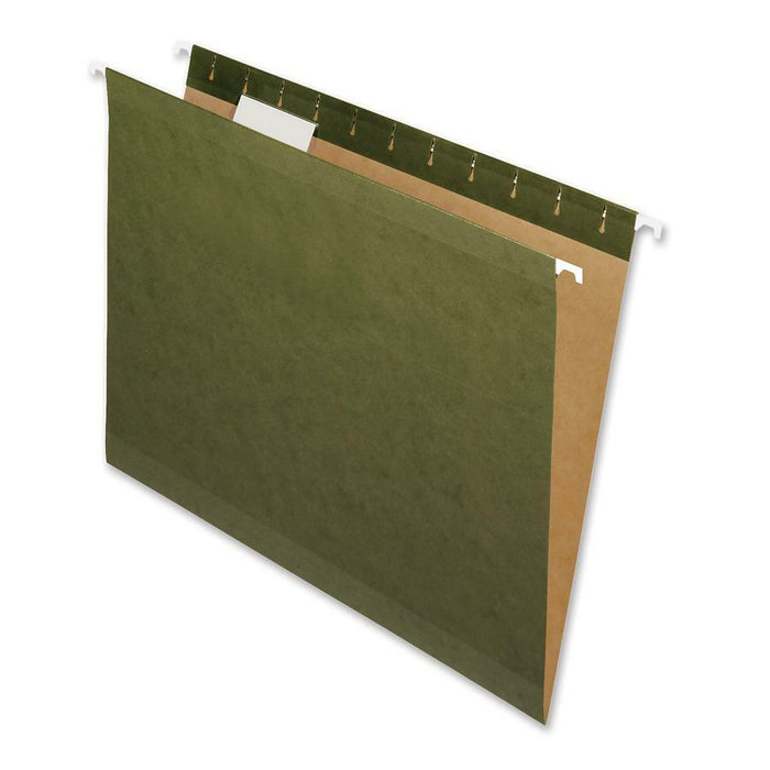 Nature Saver 1/5 Tab Cut Letter Recycled Hanging Folder - NAT08650