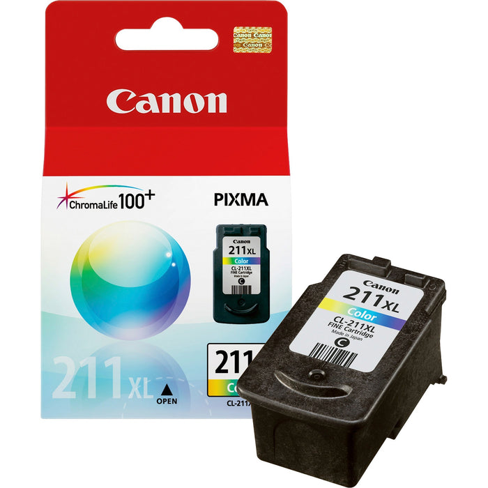 Canon CL-211XL Original Inkjet Ink Cartridge - Cyan, Magenta, Yellow - 1 Each - CNMCL211XL