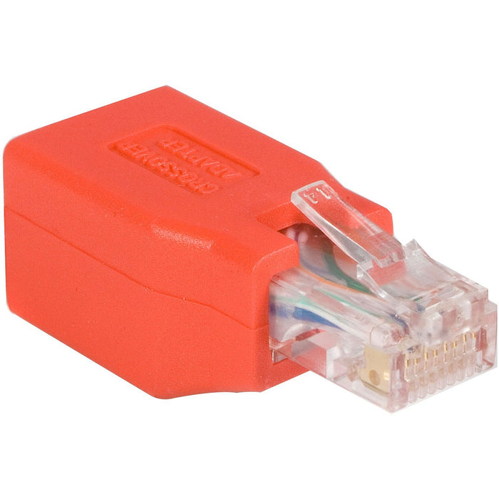 StarTech.com StarTech.com Crossover adapter - RJ-45 (M) - RJ-45 (F) - Gigabit - ( CAT 6 ) - red - STCC6CROSSOVER