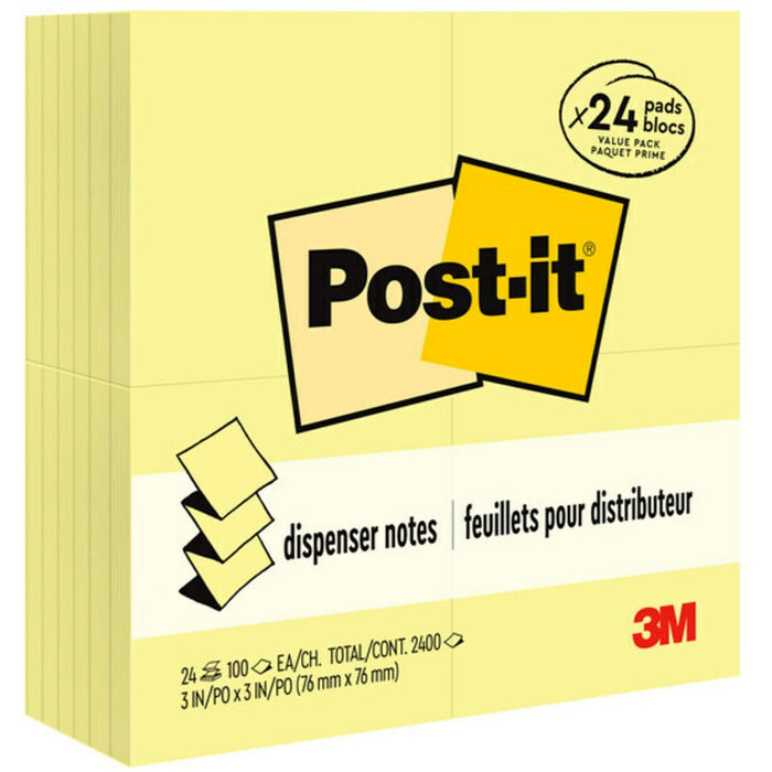 Post-it&reg; Dispenser Notes Value Pack - MMMR33024VAD