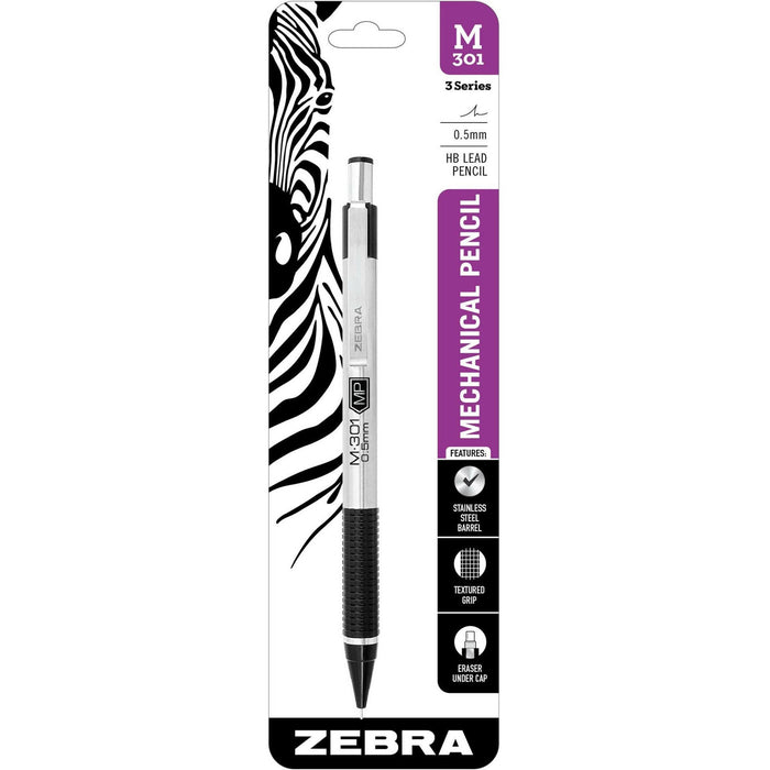 Zebra STEEL 3 Series M-301 Mechanical Pencil - ZEB54011