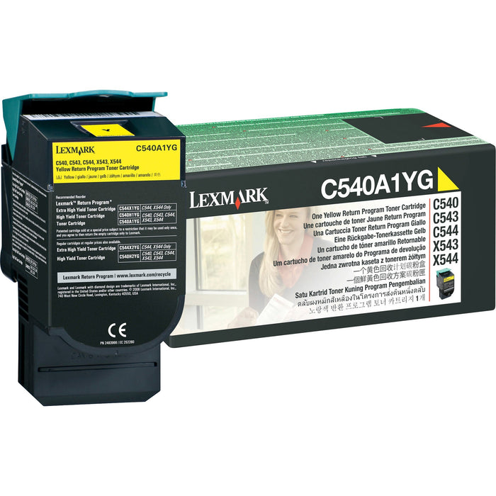 Lexmark C540A1YG Original Toner Cartridge - LEXC540A1YG