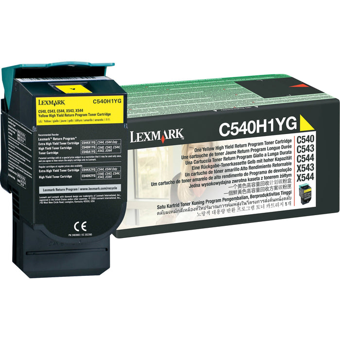 Lexmark Original Toner Cartridge - LEXC540H1YG