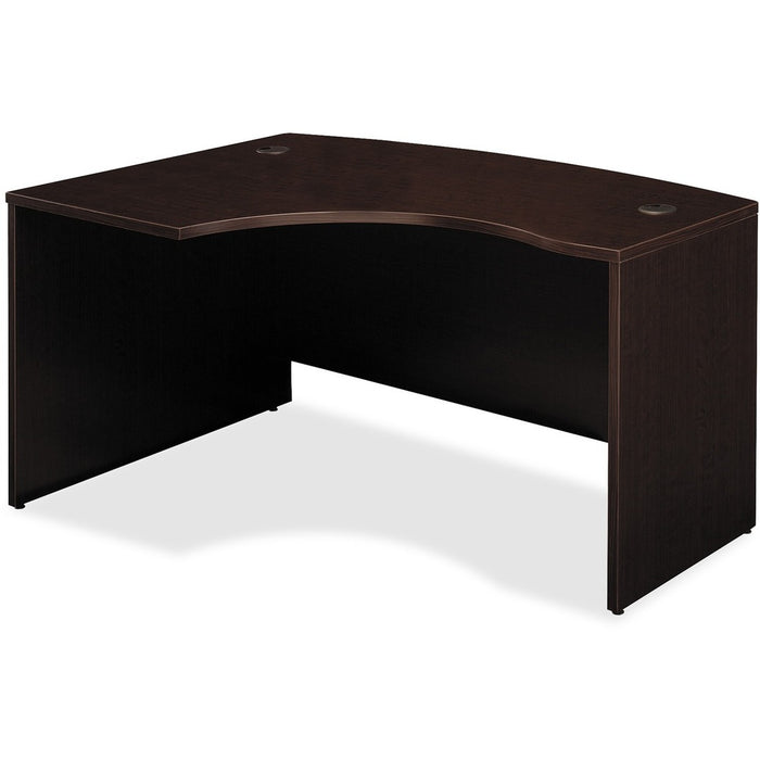 Bush Business Furniture Series C 60W x 43D LH L-Bow Desk Shell in Mocha Cherry - BSHWC12933