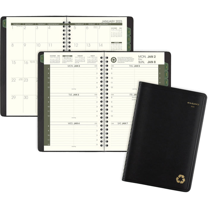 At-A-Glance 100% Recycled Weekly/Monthly Appointment Book - AAG70100G05